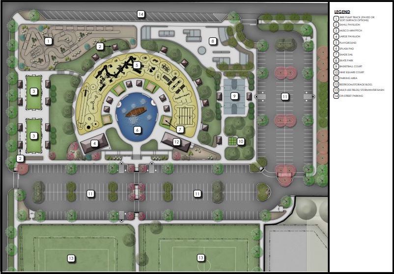 Pleasant Grove unveils plans for Cook Family Park; named for donor, DoTerra founder News